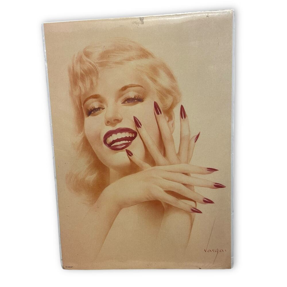 Vintage 12x17 Marilyn Monroe Poster by Alberto Vargas-Pinup Art